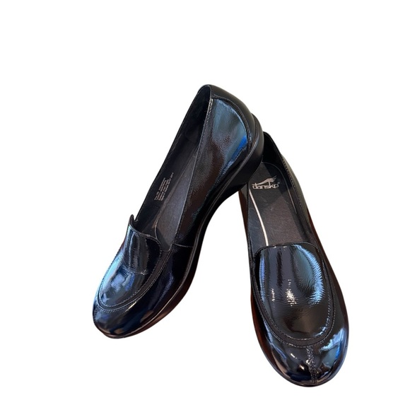Dansko Debra Loafer EU 38 US US 7.5-8 Black Patent Leather Comfort Shoe Casual - Picture 5 of 11